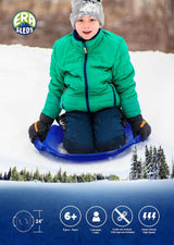 Kids' 1-Person Lightweight Plastic Winter Snow Saucer Sled/Toboggan N5Z7 - product image 5