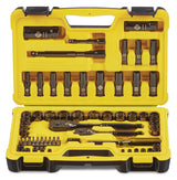 Professional Grade Black Chrome Socket Set, 70-pc, SAE/Metric O0J7 - product image 1