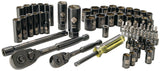 Professional Grade Black Chrome Socket Set, 70-pc, SAE/Metric O0J7 - product image 5