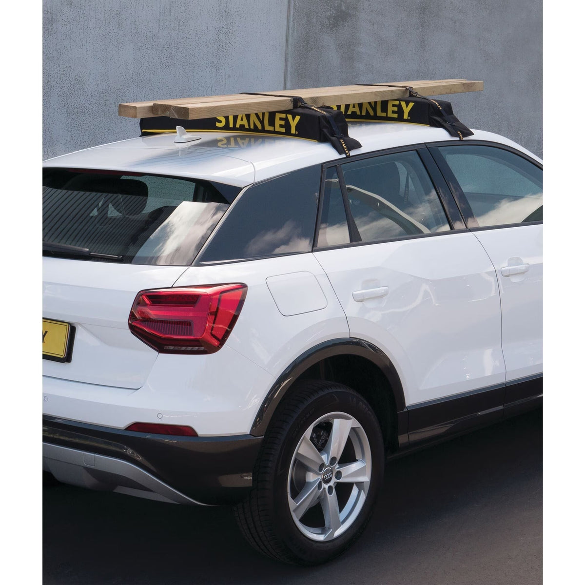 Roof Top Universal Rack Pad & Luggage Carrier System, Adjustable with 2 Tie-Down Straps, Black Z2D2 - product image 8