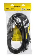 Tarp Straps, All-Weather Rubber Bungee Cords with S-Hooks, 41-in, 10-pk K4H3 - product image 1