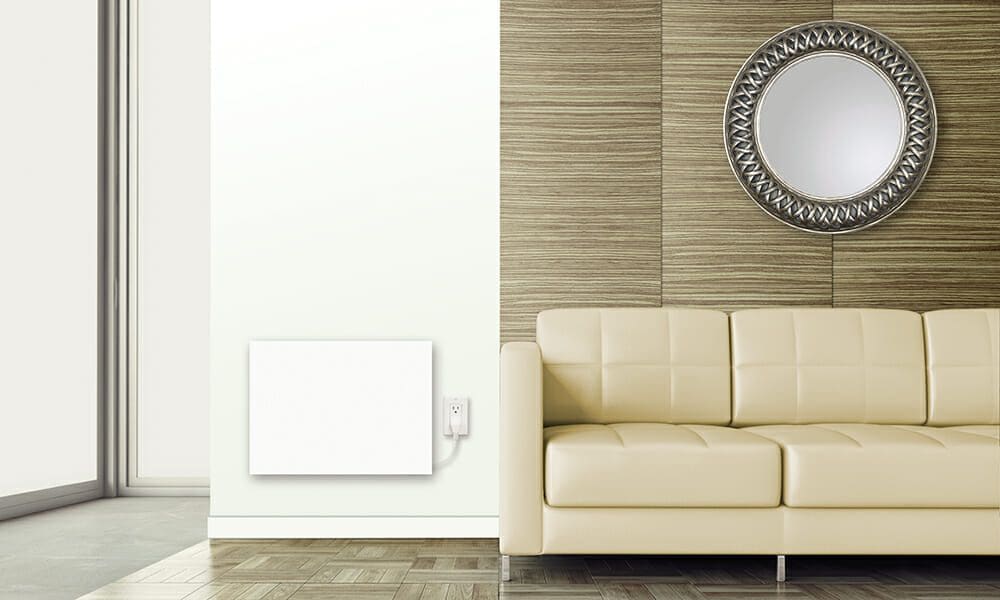 Convector Heater withBuilt-In Electric Thermostat, 1500W, White S5H0 - product image 6