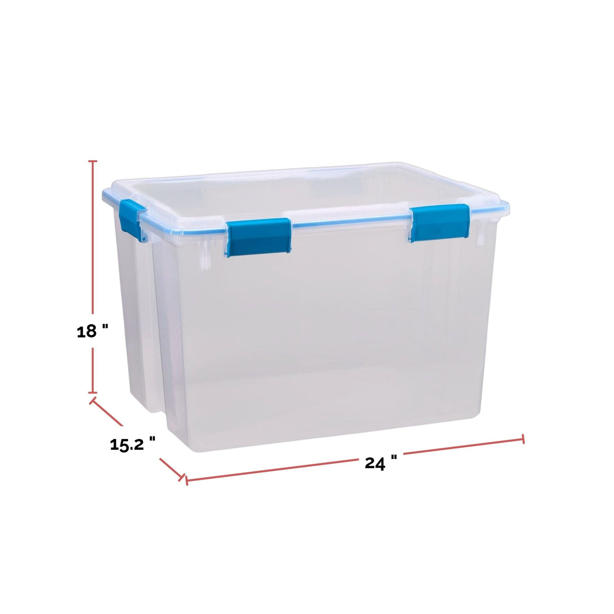 Clear Storage Box with Gasketed Lid, 76-L O5D1 - product image 4