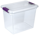 ClearView Storage Box with Latched Lid, 26-L O3J1 - product image 1