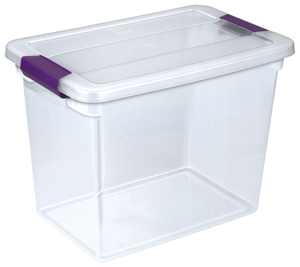 ClearView Storage Box with Latched Lid, 26-L O3J1 - product image 1