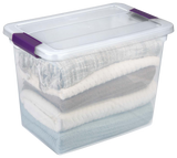 ClearView Storage Box with Latched Lid, 26-L O3J1 - product image 2