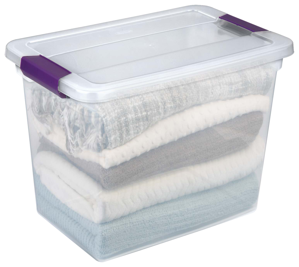 ClearView Storage Box with Latched Lid, 26-L O3J1 - product image 2