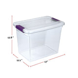 ClearView Storage Box with Latched Lid, 26-L O3J1 - product image 3