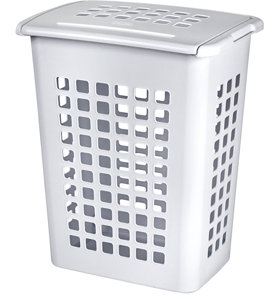 Rectangular Laundry Hamper, 19.1 L x 13.75 W x 22.9-in H, 62 L Capacity W1B6 - product image 1