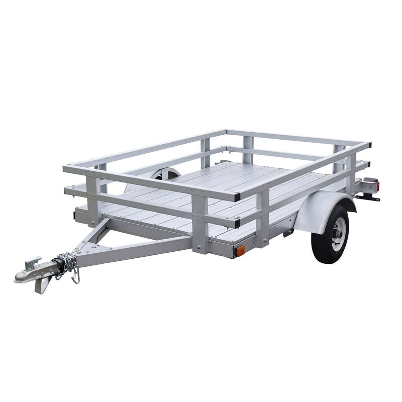 4x6-ft Rail Side Galvalume Plus Kit Trailer G6H2
