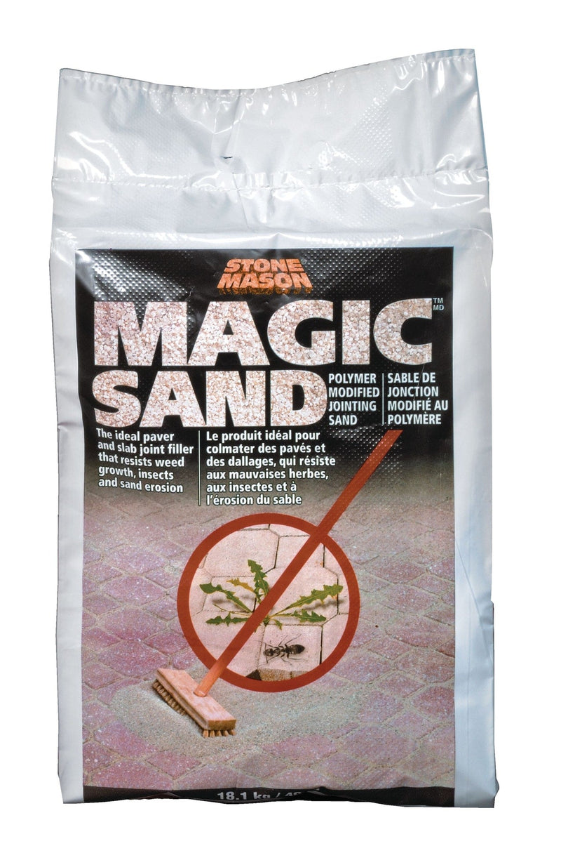 Mason Magic Sand, Polymeric Paver Locking/Jointing Sand, Weed-Resistant, 18.1-kg E0D3