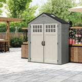 Everett 6x3-ft Dove Grey All-Weather Storage Shed I0N9 - product image 7