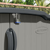 Glidetop 98-cu-ft Dove Grey Horizontal Shed H4J6 - product image 5
