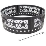 Décor Heavy-Duty Steel Cut Out Campfire Ring, 36-in L6F8 - product image 1