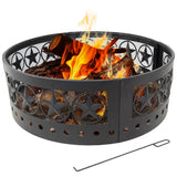 Décor Heavy-Duty Steel Cut Out Campfire Ring, 36-in L6F8 - product image 2