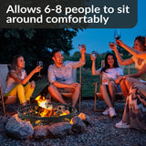 Décor Heavy-Duty Steel Cut Out Campfire Ring, 36-in L6F8 - product image 8