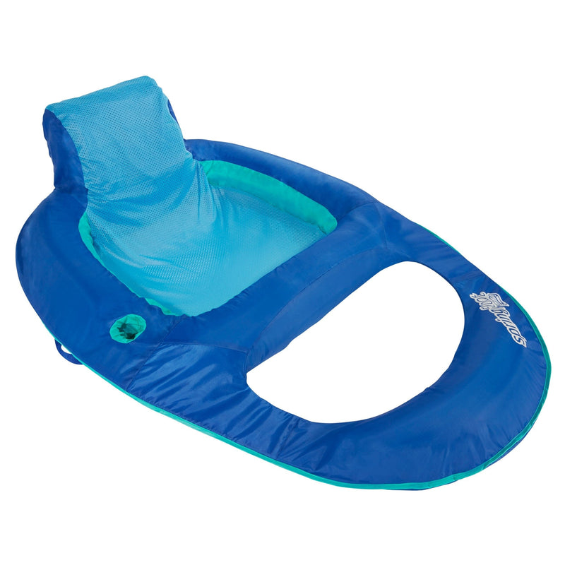 Springfloat Recliner Pool Lounger with Built-in Cup Holder, Ages 15+ O1U1