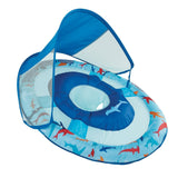 Sun Canopy Inflatable Baby Spring Float for Kids 9-24 Months, Shark Design T8C6 - product image 1