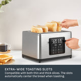4-Slice Stainless Steel Digital Toaster, Extra wide slots, 7 Browning levels L2P6 - product image 7