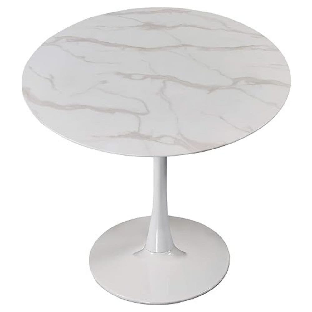 Me Home Leo Faux Marble Dining Table Tulip Base H8T6 - product image 3