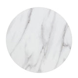 Me Home Leo Faux Marble Dining Table Tulip Base H8T6 - product image 4