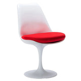 Me Home Tulip Chair Armless Chair, Fiberglass, Red C4C9 - product image 2
