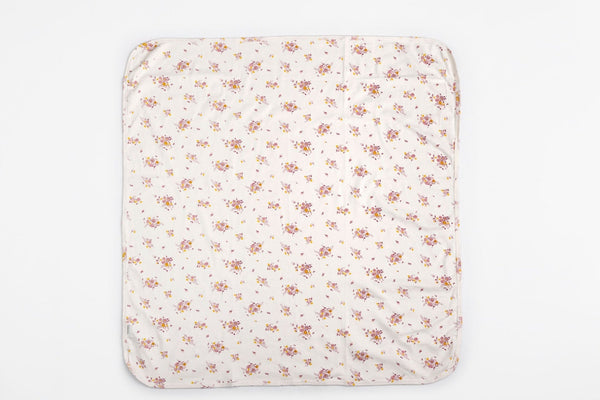 The Elk Baby Flower Print Premium Organic Cotton Blanket S7C4
