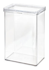 The Home Edit by iDESIGN Clear Stackable Large Canister with Air Tight Lid, 2.37-L J4K3 - product image 1