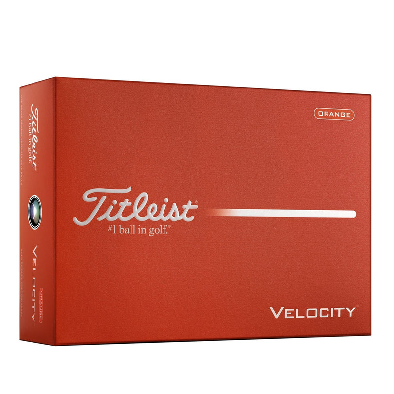 Velocity Golf Balls, Matte Orange, 12-pk Q9J0