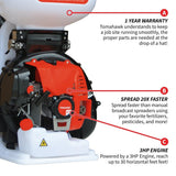 4-Gallon Backpack Motorized Fertilizer/Ice Melter Spreader M3X9 - product image 6