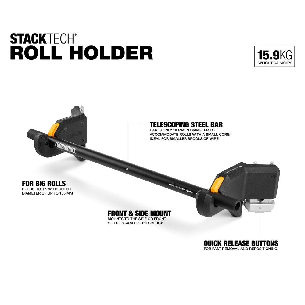 StackTech Roll Holder for StackTech Toolbox, Black, 35-lb Y7L5 - product image 5