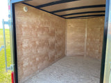 5 x 8-ft Enclosed Trailer with Ramp Door, White I6D1 - product image 7