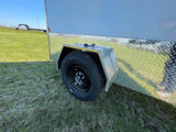 5 x 8-ft Enclosed Trailer with Ramp Door, White I6D1 - product image 8
