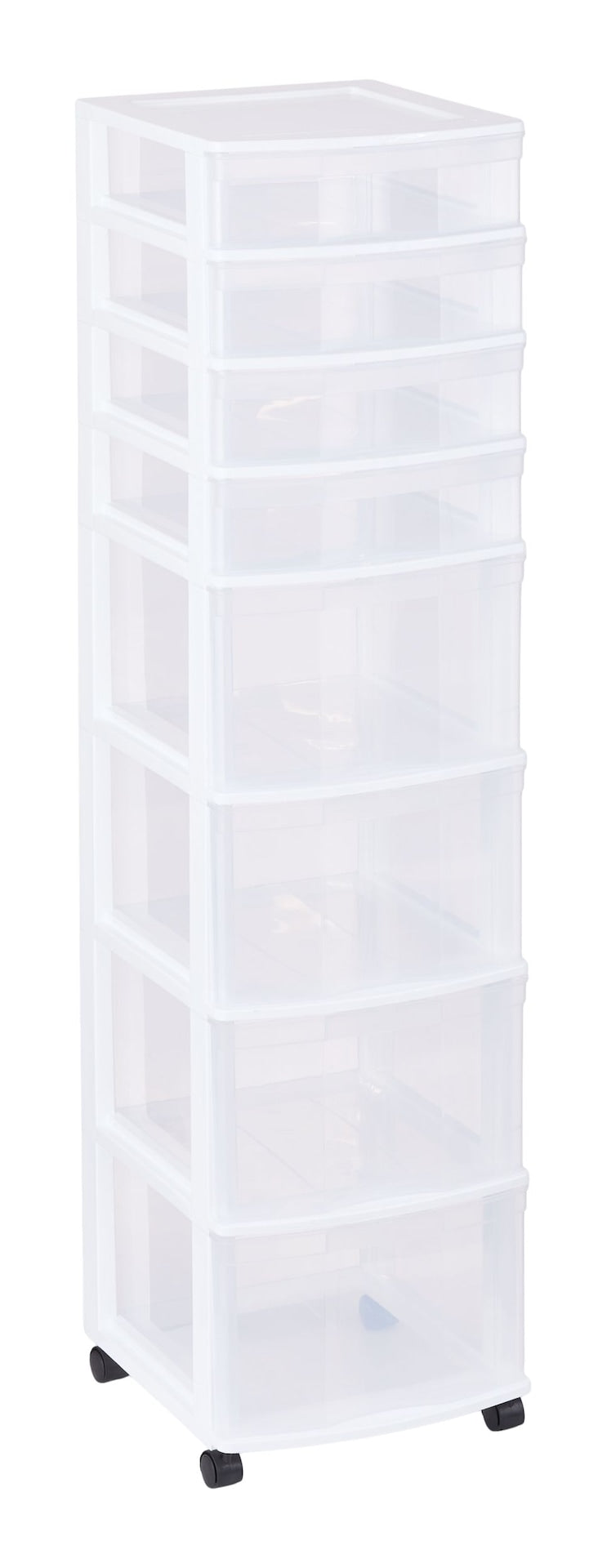 type A Clear 8-Drawer Storage Tower N1A1