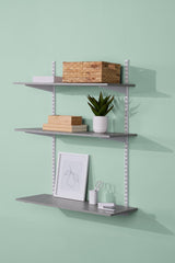 type A Floating Wall Shelf Board, Grey Concrete, 16 x 35-in T6J9 - product image 2