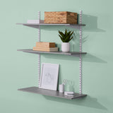 type A Floating Wall Shelf Board, Grey Concrete, 16 x 35-in T6J9 - product image 3