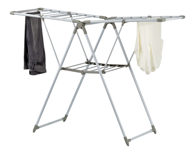 type A Gullwing Clothes Drying Rack, 53.1-in x 19.75-in x 35.5-in S4C4