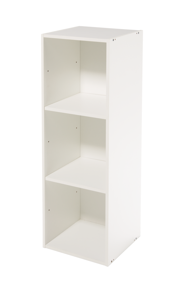 type A Stack Modular 3-Shelf Organizer, White F4E7 - product image 1
