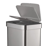 Type A Stainless Steel Rectangular Auto Indoor Refuse Bin with Resin Motion Sensor Lid, 50-L B1R1 - product image 5