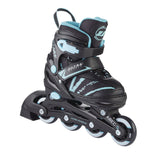 Wheels Adjustable Inline Skates, Teal, Assorted Sizes Q8X7 - product image 1