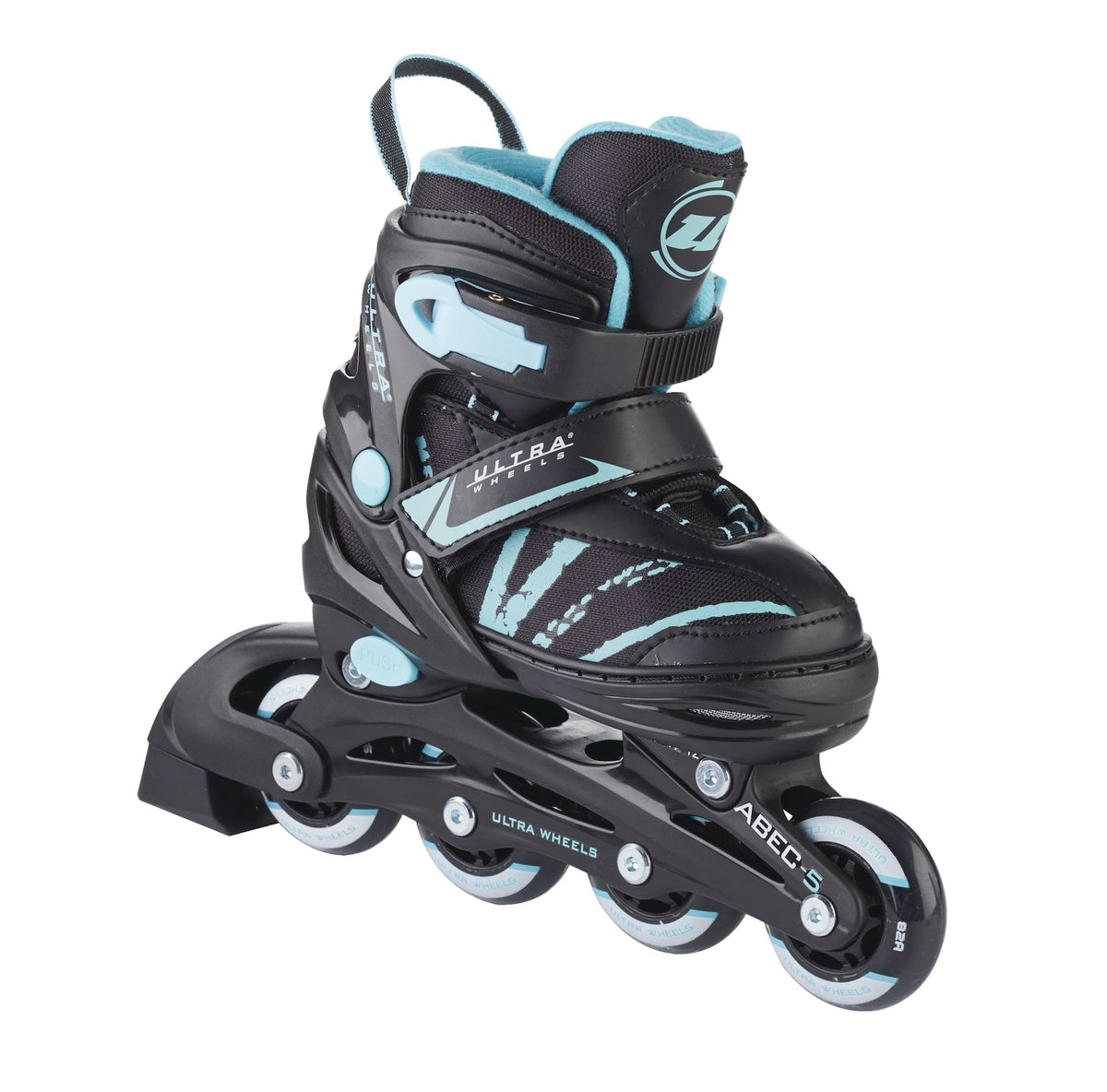 Wheels Adjustable Inline Skates, Teal, Assorted Sizes Q8X7 - product image 1