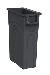 Solutions Plastic Tall Slim Rectangular Garbage Can, Black, 87-L L5N4 - product image 1