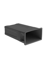 Solutions Plastic Tall Slim Rectangular Garbage Can, Black, 87-L A6X6 - product image 3