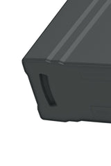 Solutions Plastic Tall Slim Rectangular Garbage Can, Black, 87-L L5N4 - product image 5