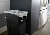Solutions Plastic Tall Slim Rectangular Garbage Can, Black, 87-L A6X6 - product image 6
