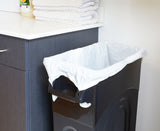 Solutions Plastic Tall Slim Rectangular Garbage Can, Black, 87-L A6X6 - product image 7