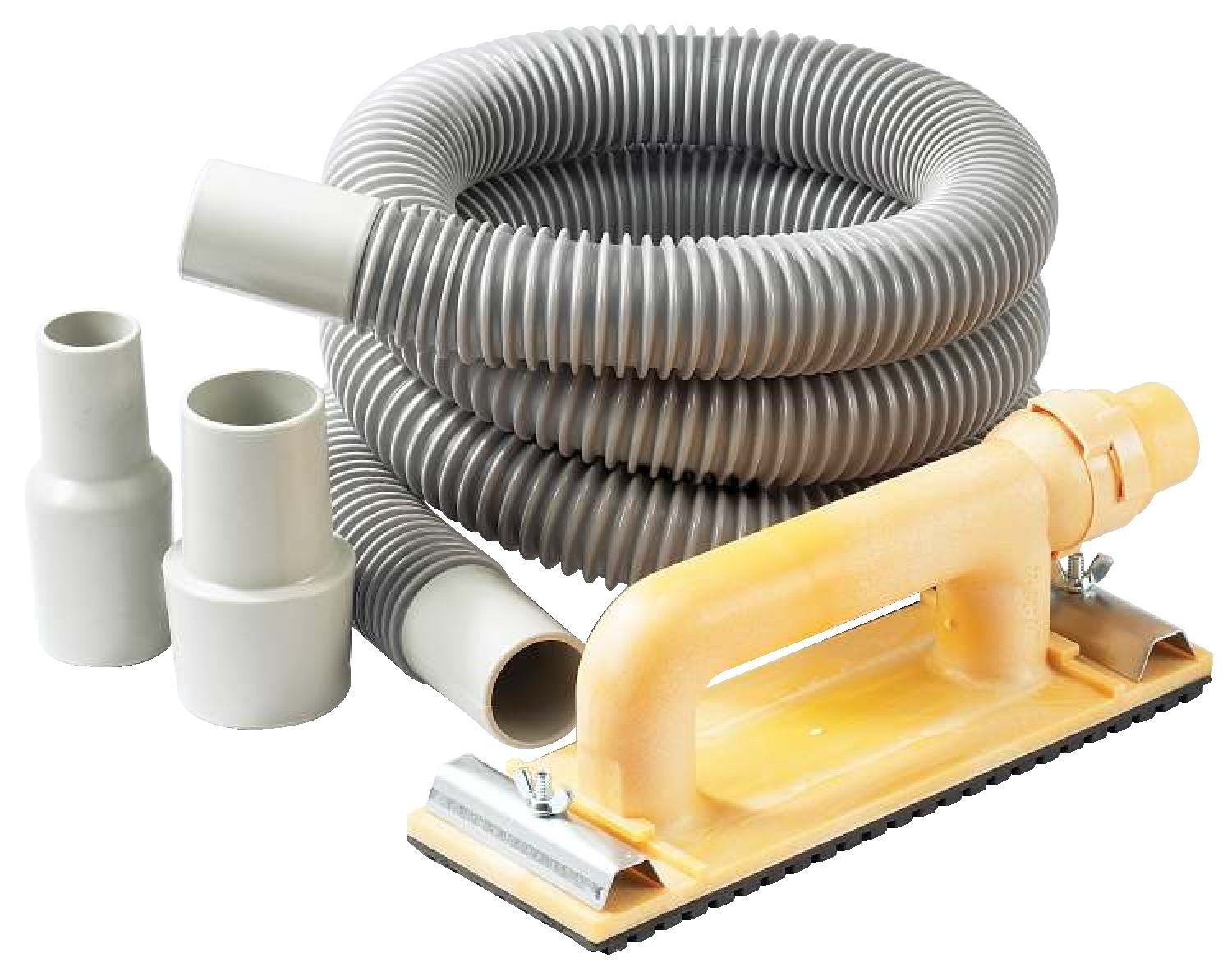 Dust-Free Sander Kit with 6-in Hose, Shop-Vac/Vacuum Adaptors & Medium Grit Sandpaper R3W7 - product image 1