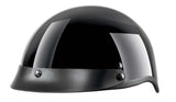 Shorty Classic Half-Shell Cruiser Helmet, Lightweight, Black, Assorted Sizes J9C5 - product image 1