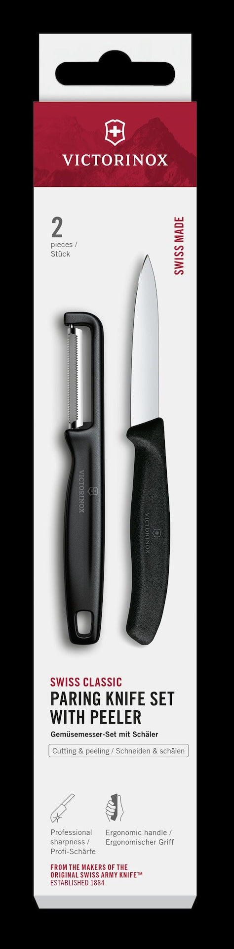 Dishwasher Safe Paring Peeler Set, 2-pc V5O5