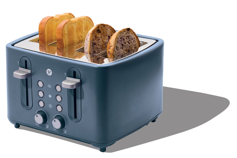 4-Slice Toaster with Extra-Wide Slots, Bluefin Z0Q9